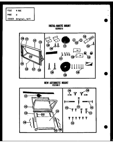 Instal-amatic mount (fc12-3h/p54390-41r) (fc06-2h/p54390-38r) (fc09-3h/p54390-40r) (fc09-2h/p54390-39r)