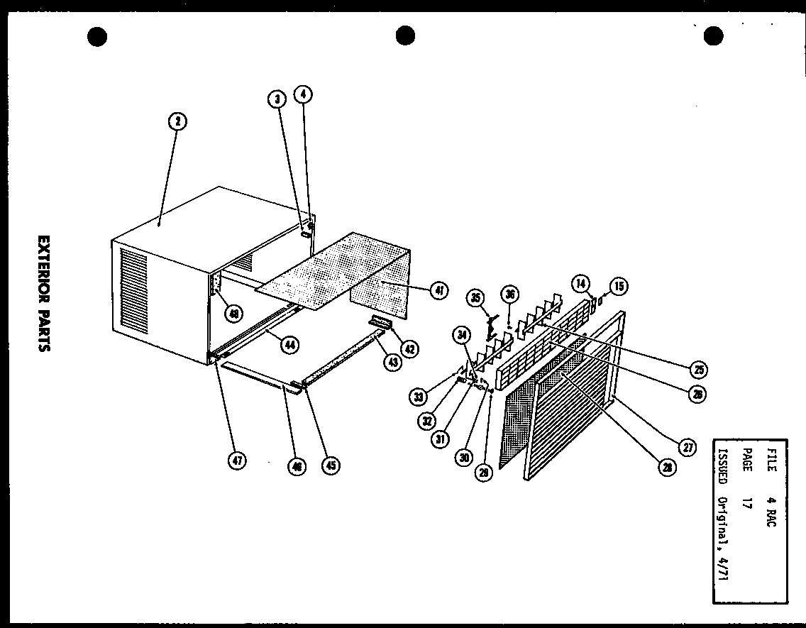 Exterior parts (fc18-3h/p54655-1r)