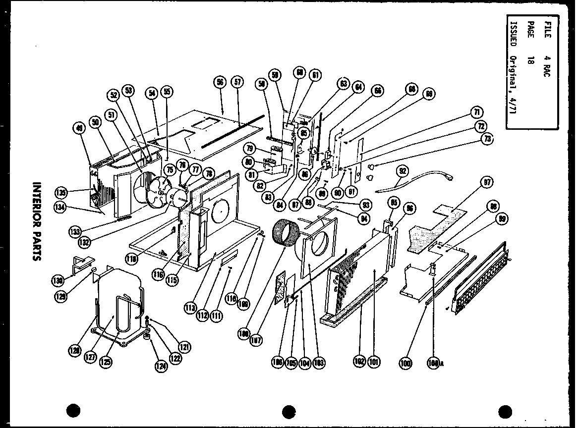 Interior parts (fc18-3h/p54655-1r)
