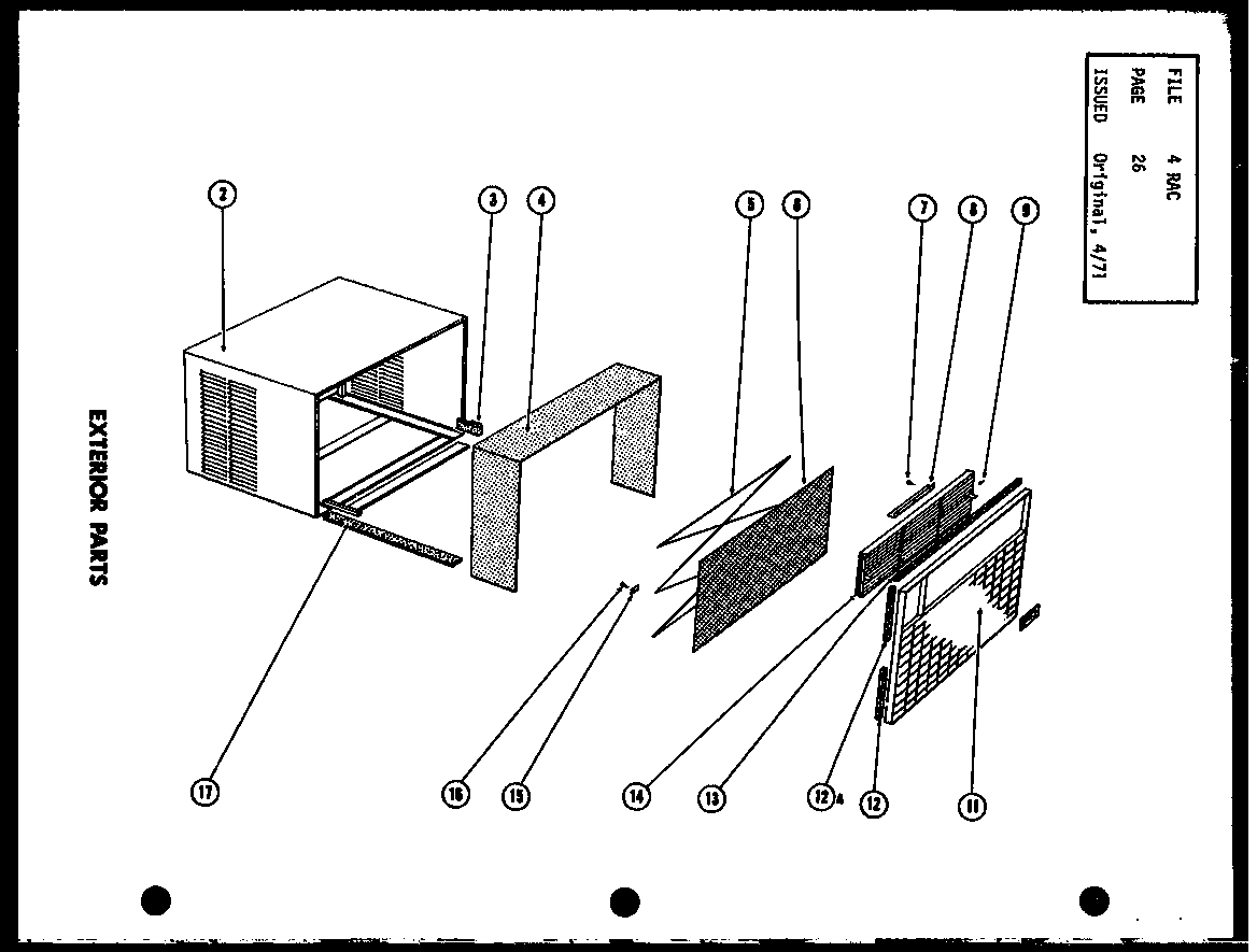 Exterior parts (fc29-3h/p58055-16r)