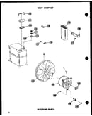 Interior parts (7-2mw/p54974-28r) (9-2mw/p54974-22r) (11-2mw/p54974-23r) (12-2mw/p54974-24r) (13-3mw/p54974-25r)