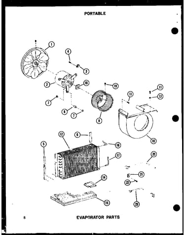 Evaporator parts