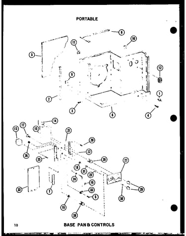 Base pan & controls
