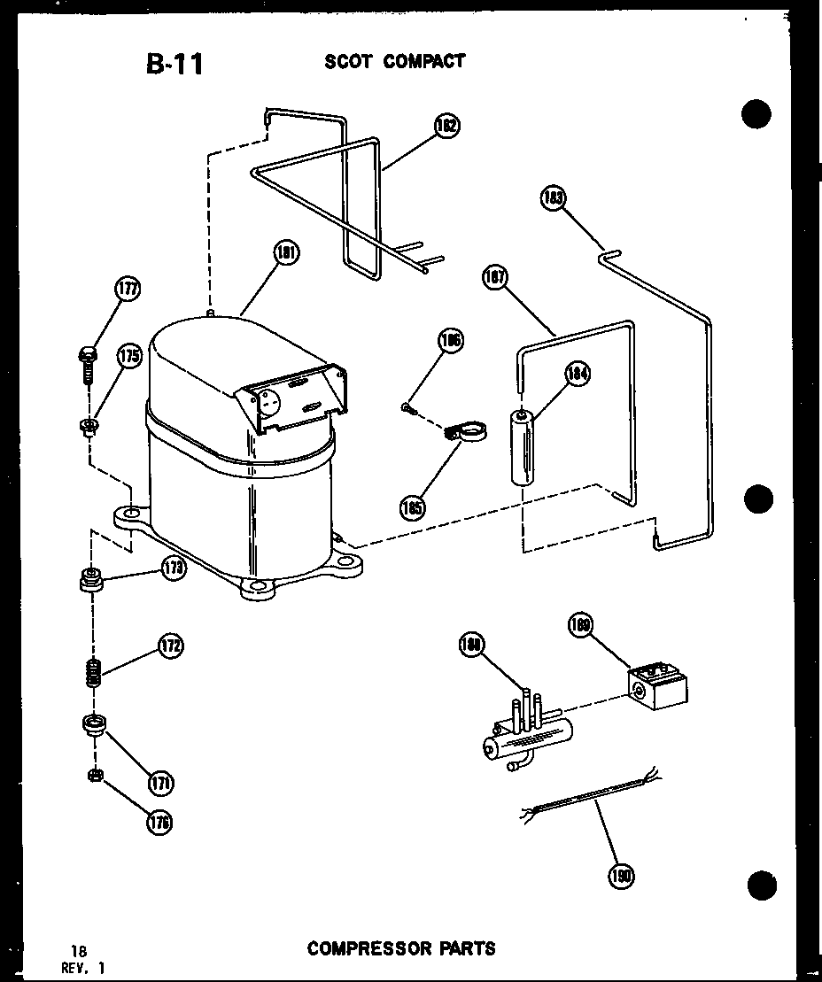 COMPRESSOR PARTS (11-5J/P54336-67R)