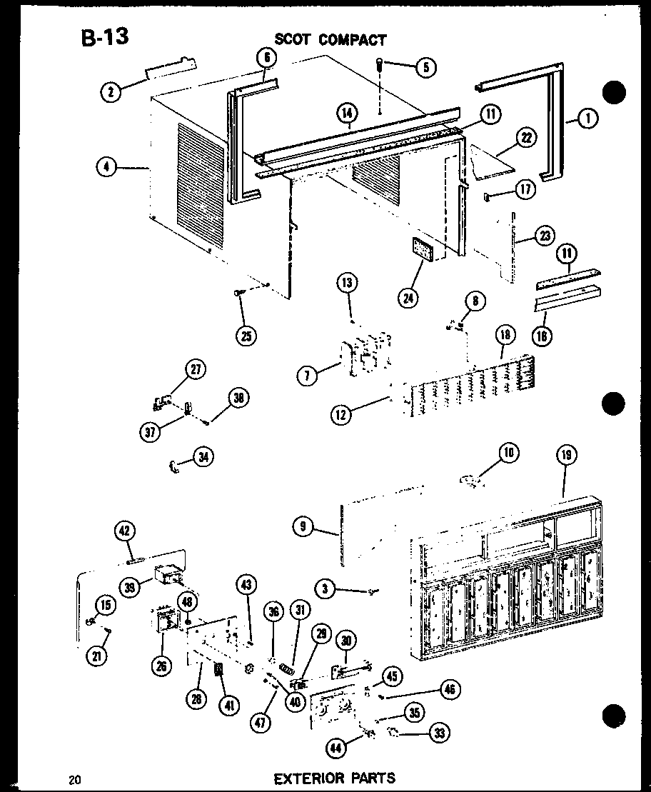 Exterior parts (13-3mw/p54974-21r)