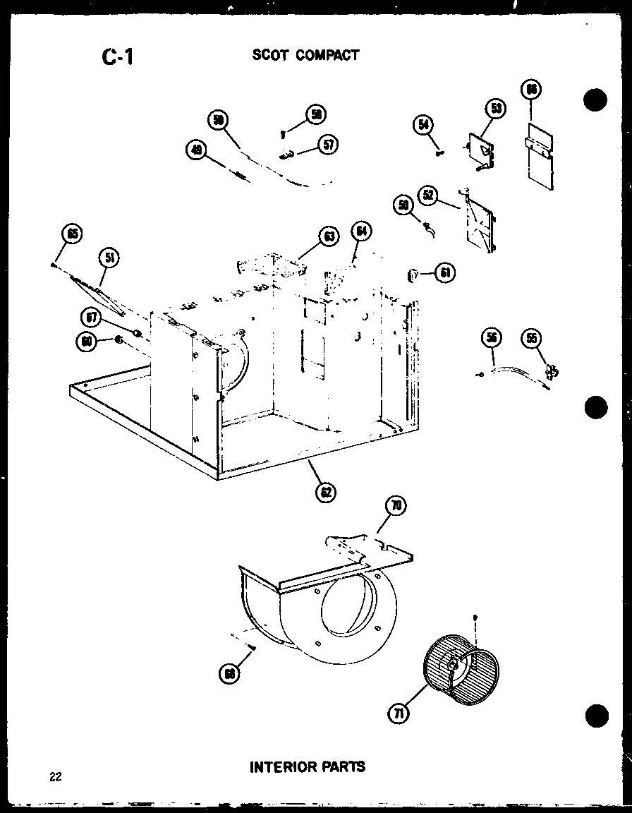 INTERIOR PARTS (13-3MW/P54974-21R)