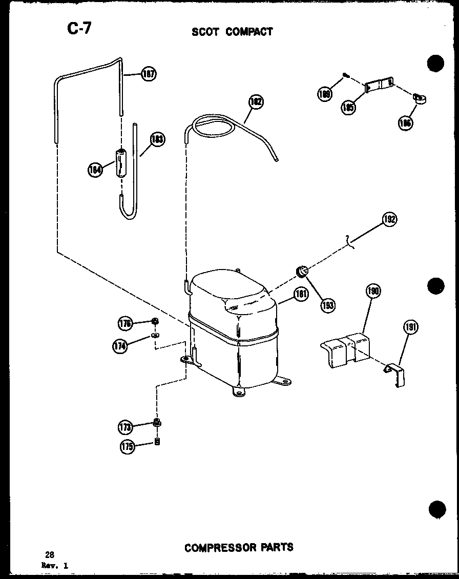 Compressor parts (13-3mw/p54974-21r)