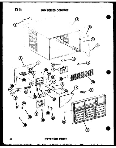 Exterior parts (109-2nh/p54975-42r) (109-2hw/p54975-77r) (109-2n/p54975-39r) (109-2w/p54975-74r) (109-3n/p54975-40r) (109-3w/p54975-75r) (109-3pe/p54975-31r) (109-3we/p54975-76r) (109-5n/p54975-41r) (109-5pe/p54975-32r) (109-5nh/p54975-43r)