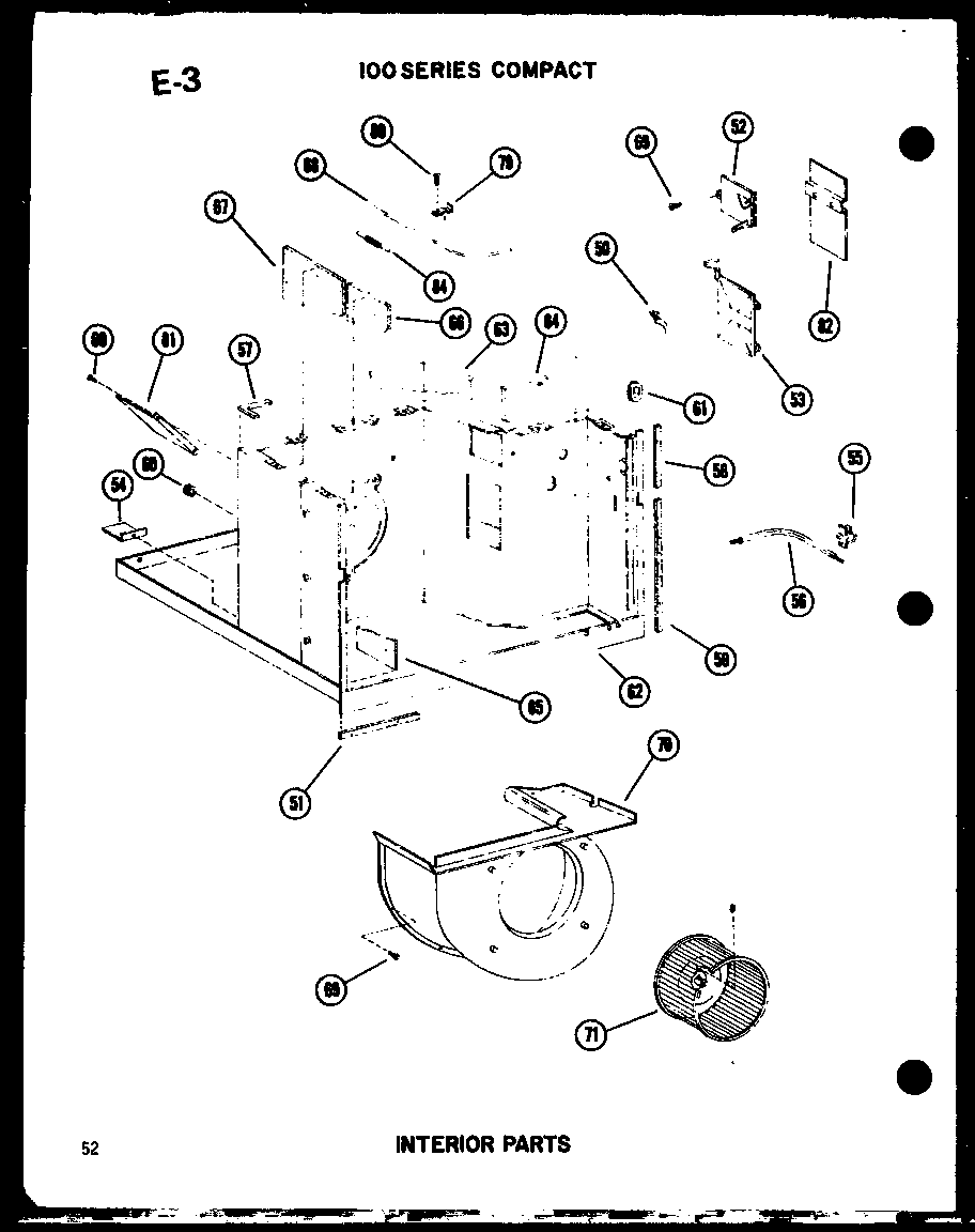 INTERIOR PARTS (109W-2N/P54975-24R) (109W-2W/P54975-80R) (109W-3N/P54975-21R) (109W-3W/P54975-81R) (109W-3PE/P54975-20R) (109W-3EW/P54975-82R) (109W-2NH/P54975-25R) (109W-2HW/P54975-83R) (113W-3N/P54975-22R)