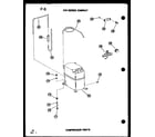 Amana 109-2W/P54975-74R compressor parts diagram
