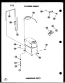 Compressor parts (113-5ne/p54975-62r) (113-3w/p54975-58r) (113-3ew/p54975-59r) (113-3hew/p54975-60r)