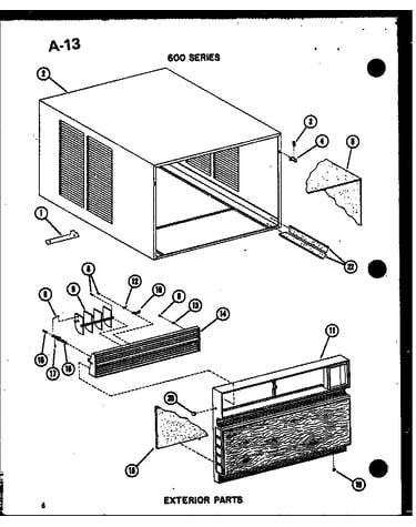 Exterior parts (614-2p/p54720-59r) (614-2w/p54720-78r) (619-3p/p54720-45r) (619-3w/p54720-79r) (624-3j/p54720-48r) (624-3w/p54720-80r) (624-3j/p54720-50r) (624-3w/p54720-81r) (624-3jh/p54720-60r) (624-3hw/p54720-82r) (624-3jh/p54720-61r) (624-3hw/p54720-8