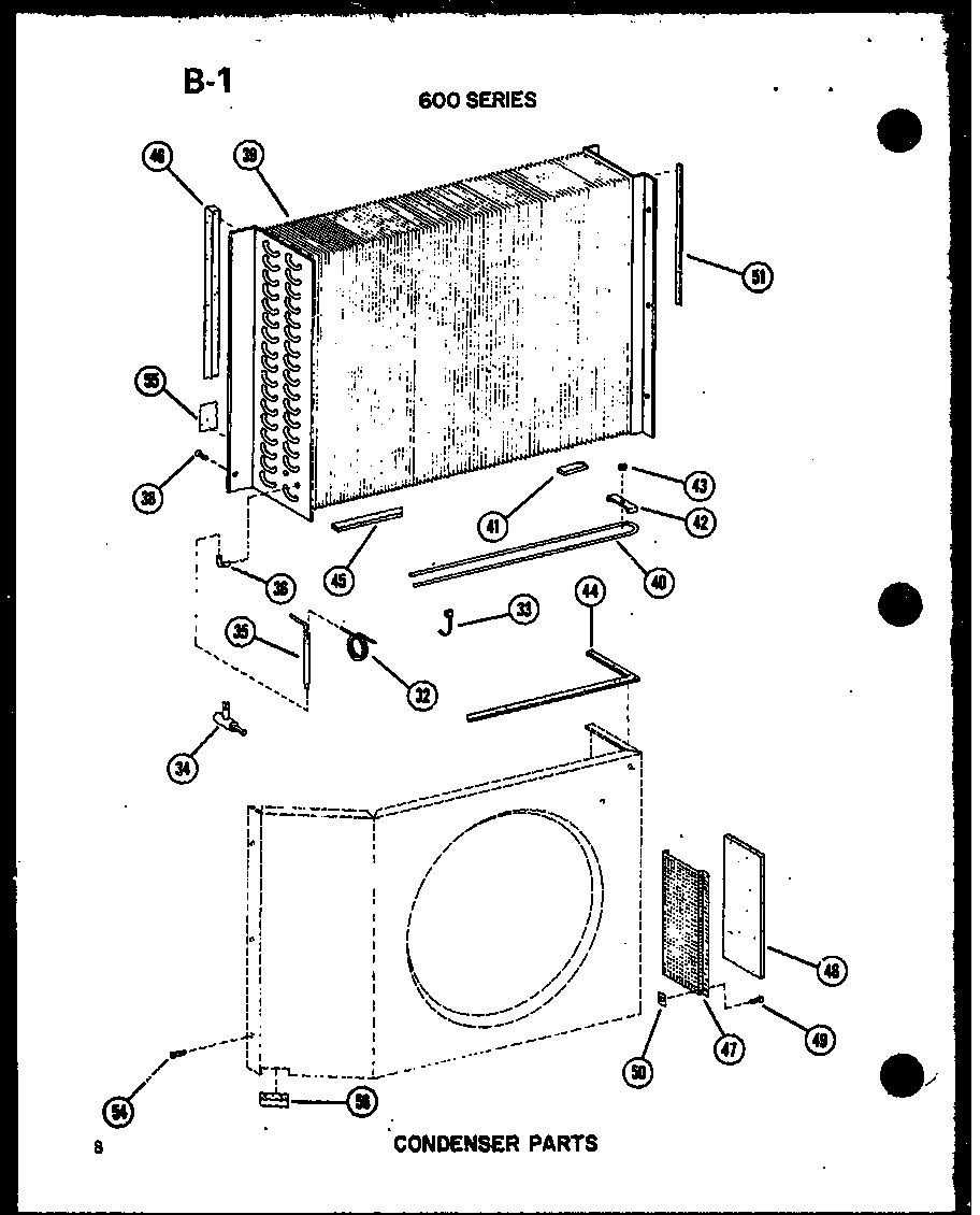 Condenser parts (614-2p/p54720-59r) (614-2w/p54720-78r) (619-3p/p54720-45r) (619-3w/p54720-79r) (624-3j/p54720-48r) (624-3w/p54720-80r) (624-3j/p54720-50r) (624-3w/p54720-81r) (624-3jh/p54720-60r) (624-3hw/p54720-82r) (624-3jh/p54720-61r) (624-3hw/p54720-