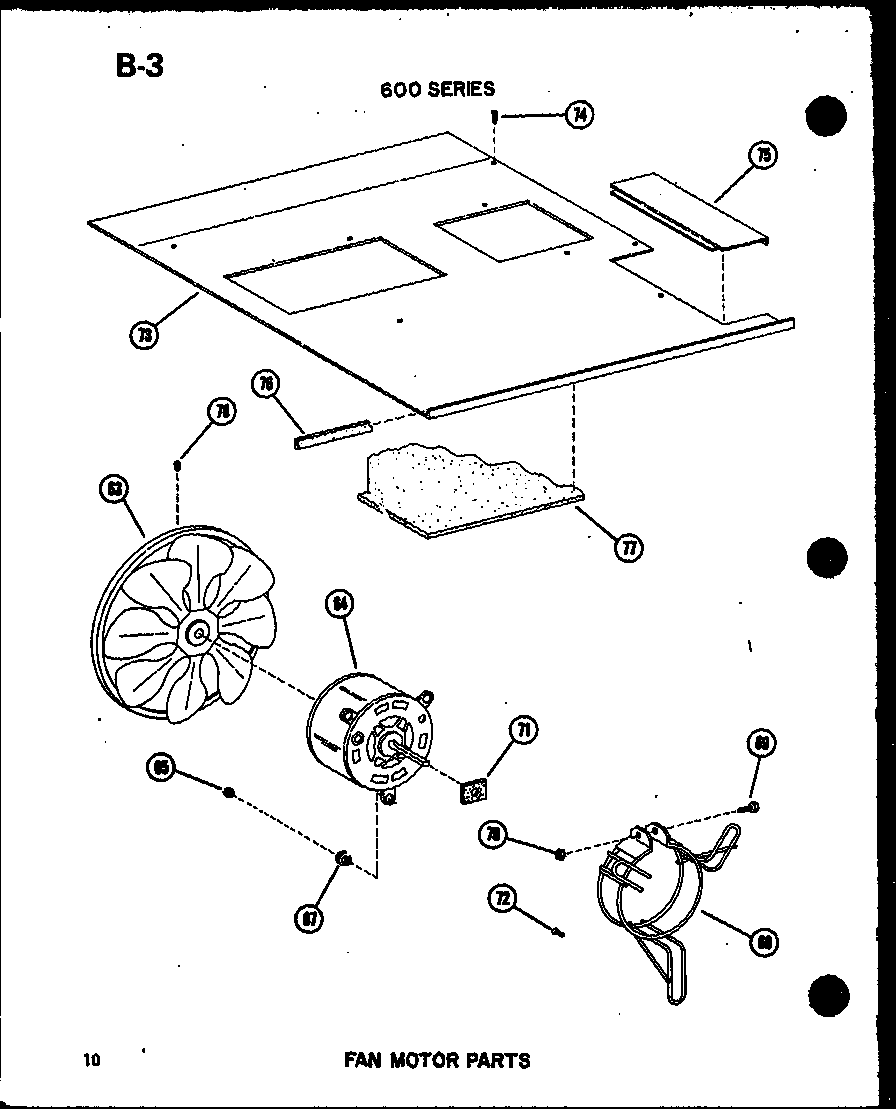 Fan motor parts (614-2p/p54720-59r) (614-2w/p54720-78r) (619-3p/p54720-45r) (619-3w/p54720-79r) (624-3j/p54720-48r) (624-3w/p54720-80r) (624-3j/p54720-50r) (624-3w/p54720-81r) (624-3jh/p54720-60r) (624-3hw/p54720-82r) (624-3jh/p54720-61r) (624-3hw/p54720-