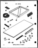 Installation kit parts (614-2p/p54720-59r) (614-2w/p54720-78r) (619-3p/p54720-45r) (619-3w/p54720-79r) (624-3j/p54720-48r) (624-3w/p54720-80r) (624-3j/p54720-50r) (624-3w/p54720-81r) (624-3jh/p54720-60r) (624-3hw/p54720-82r) (624-3jh/p54720-61r) (624-3hw