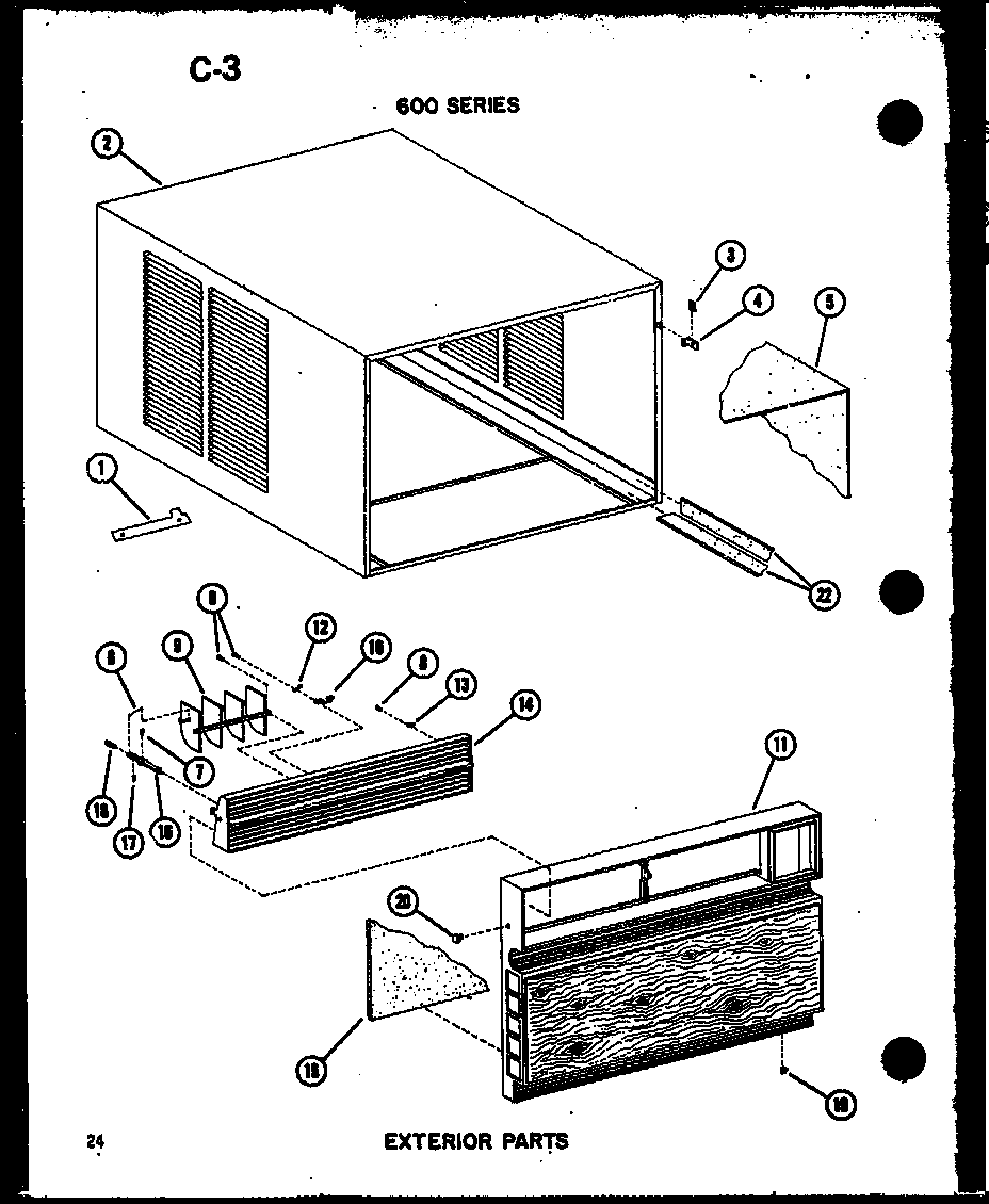 Exterior parts (621-5j/p54720-52r) (624-3j-1/p54720-51r) (624-5j/p54720-53r) (624-5jh/p54720-62r)