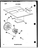 Fan motor parts (621-5j/p54720-52r) (624-3j-1/p54720-51r) (624-5j/p54720-53r) (624-5jh/p54720-62r)