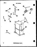 Compressor parts (621-5j/p54720-52r) (624-3j-1/p54720-51r) (624-5j/p54720-53r) (624-5jh/p54720-62r)