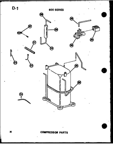 Compressor parts (621-5j/p54720-52r) (624-3j-1/p54720-51r) (624-5j/p54720-53r) (624-5jh/p54720-62r)
