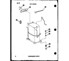 Amana 624-3J-1/P54720-51R compressor parts (621-5j/p54720-52r) (624-3j-1/p54720-51r) (624-5j/p54720-53r) (624-5jh/p54720-62r) diagram