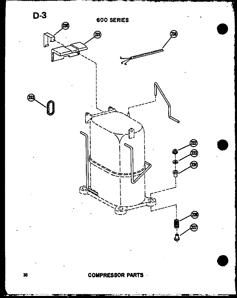 Compressor parts (621-5j/p54720-52r) (624-3j-1/p54720-51r) (624-5j/p54720-53r) (624-5jh/p54720-62r)