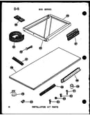 Installation kit parts (621-5j/p54720-52r) (624-3j-1/p54720-51r) (624-5j/p54720-53r) (624-5jh/p54720-62r)