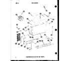Amana 218-3SPHW/P55417-39R evaporator & action air parts diagram