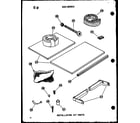 Amana 218-3SPW/P55417-35R installation parts diagram