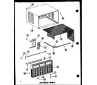 Amana ES218D-3MT/P67535-1R exterior parts diagram