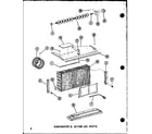 Amana ES218D-3MT/P67535-1R evaporator & action air parts diagram