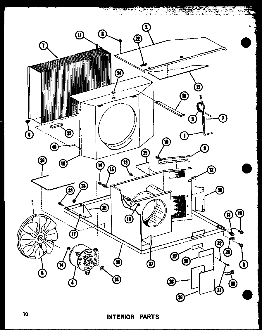 Interior parts