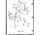 Amana ES218-3SPT/P67535-2R control parts diagram