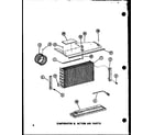 Amana ES218-3SPT/P67535-2R evaporator & action air parts diagram