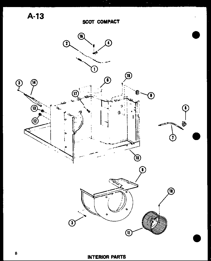 Scott compact interior parts (16-3spmk/p54974-59r)