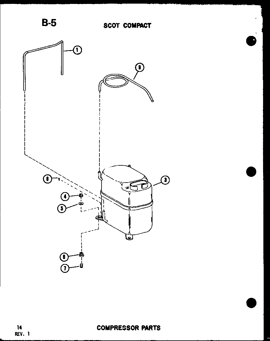 Scot compact compressor parts (16-3spmk/p54974-59r)