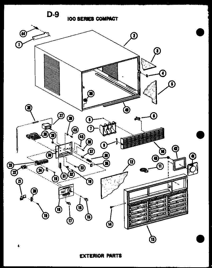 100 series compact exterior parts
