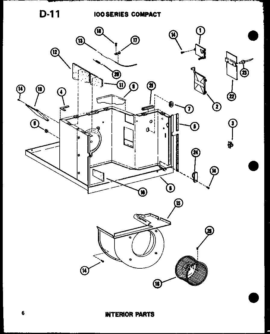 100 series compact interior parts