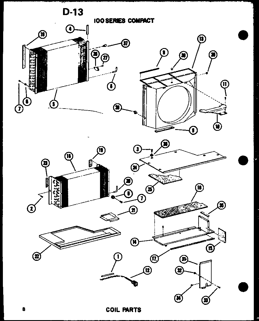 100 series compact coil parts