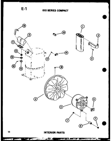 100 series compact interior parts