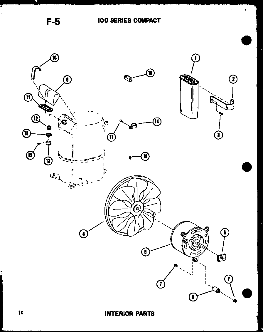 100 series compact interior parts