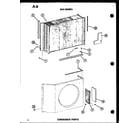 Amana 624-3HL/P67119-27R condenser parts diagram