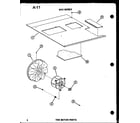 Amana 624-3HL/P67119-27R fan motor parts diagram