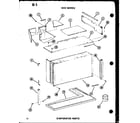 Amana 624-3HL/P67119-27R evaporator parts diagram