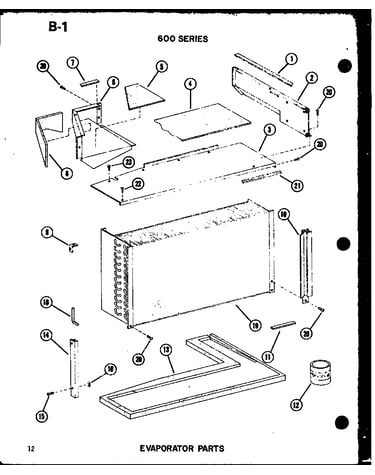 Evaporator parts