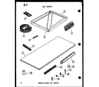 Amana 624-3HL/P67119-27R installation kit parts diagram