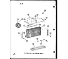 Amana ES218-3ML/P67535-10R evaporator & action air parts diagram