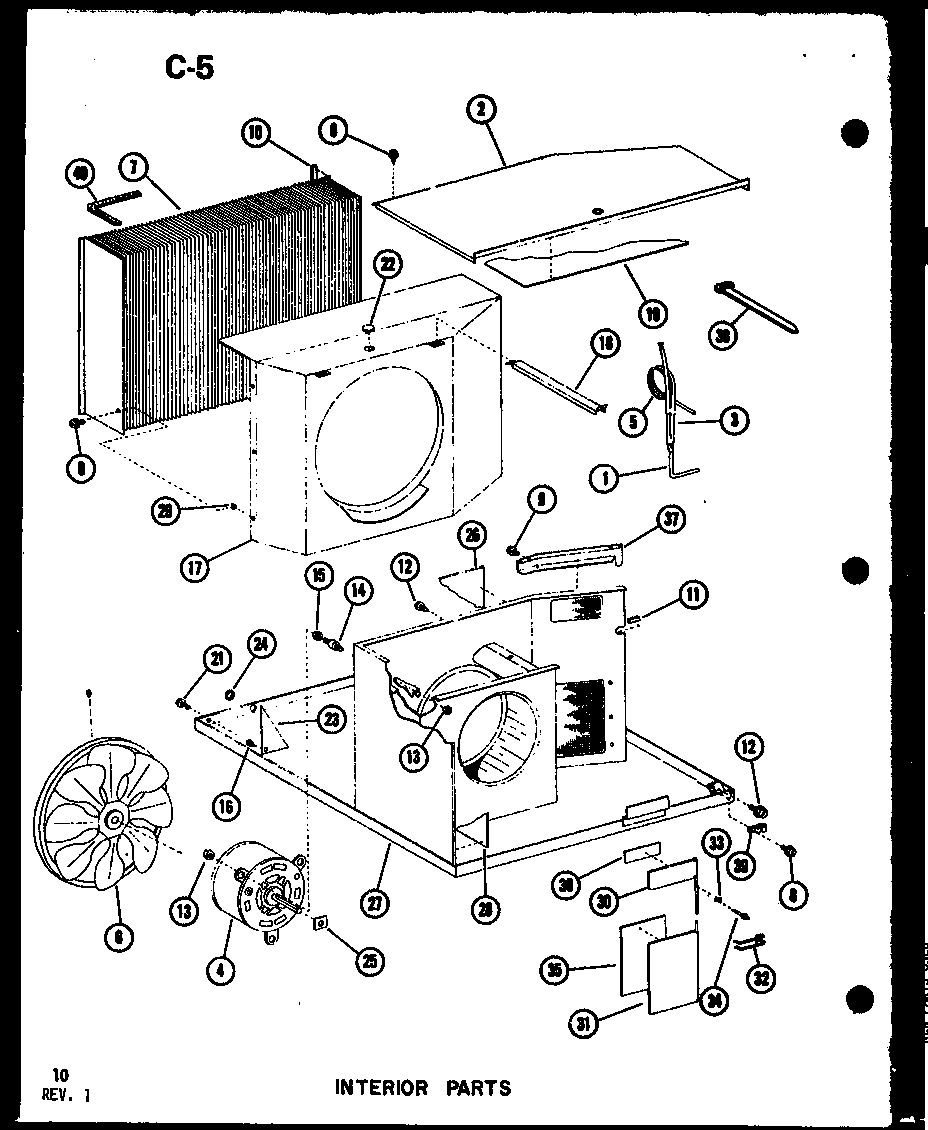 Interior parts