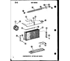 Amana ES218D-3ML/P67535-12R evaporator 8 action air parts diagram