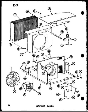 Interior parts
