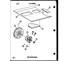 Amana 624-3L/P67119-30R fan motor parts diagram